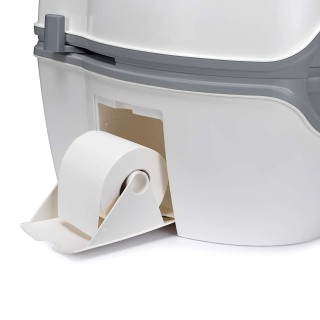 3 - Porta Potti Qube Excellence ThetFord Banheiro químico portátil para barco campista 565P